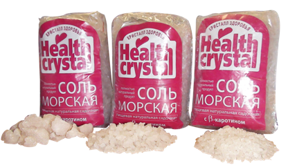 Розовая морская соль для ванн из Крыма